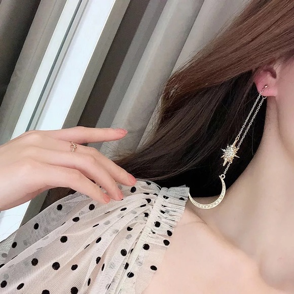 Boho Moon & Sunburst Earrings - Picture 5 of 11